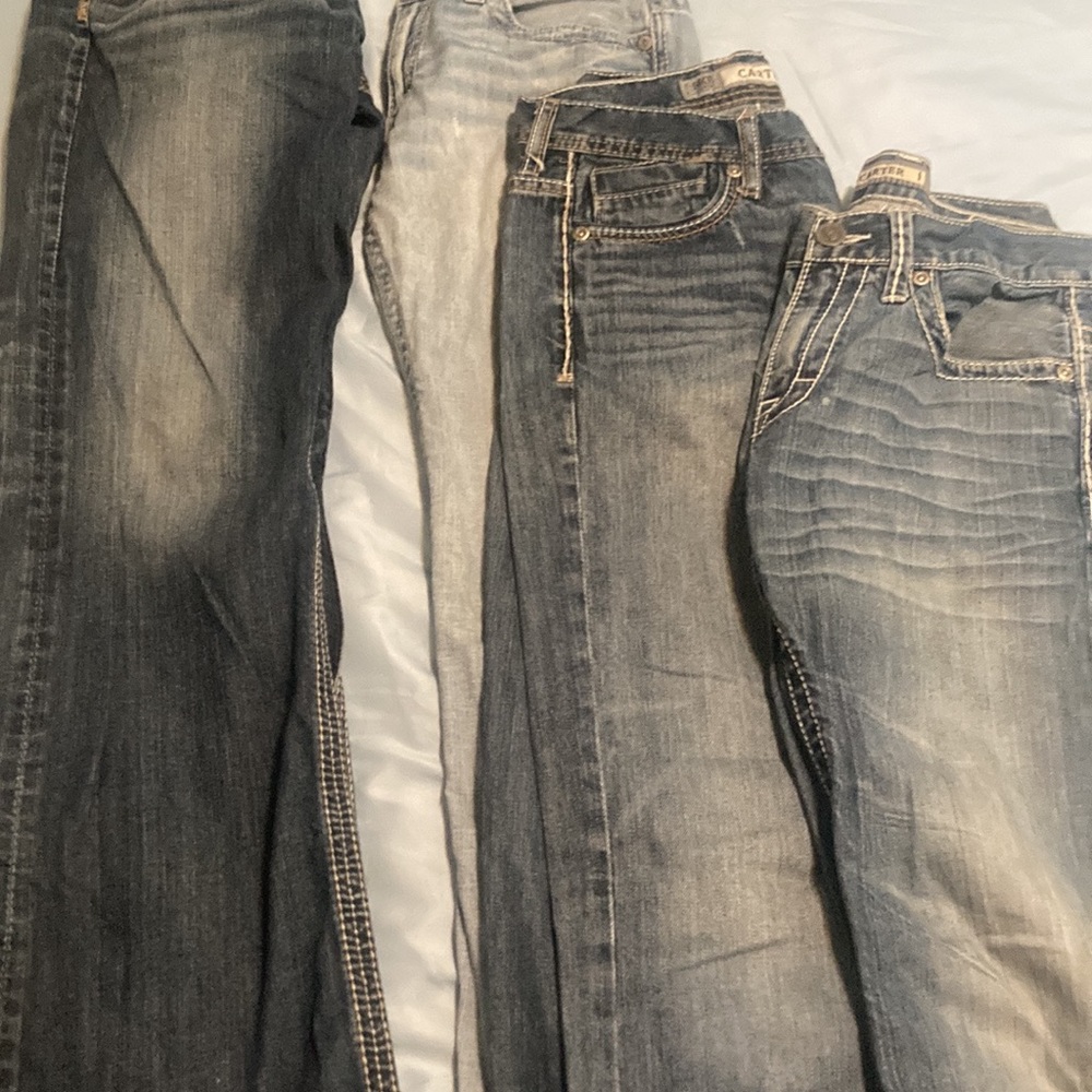 Set of 4 BKE Denim Carter Mens Jeans New never worn. 145$ for lot